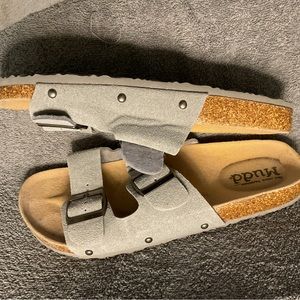 Grey Mudd sandals